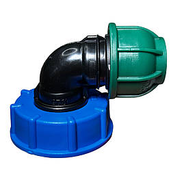 Коліно-перехідник з єврокуба на 32 трубу Irritec (305)