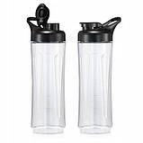 Блендер кавомолка 2в1 Mozano One Smooth Black AGD/BLE/K04#CZA +2 чаші у подарунок, фото 9