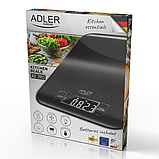 Кухонні ваги Adler AD 3183 black - 5kg, фото 7