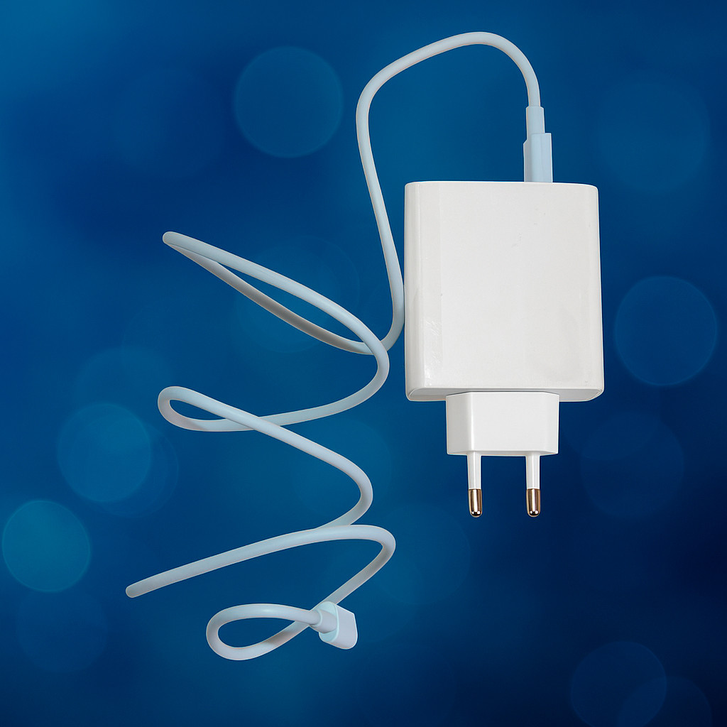 Зарядник для телефону 200W Power Adapter Suie із кабелем USB-Type-C Білий, блочок для заряджання смартфона, фото 1