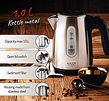 Електричний чайник 1 л Adler AD 1273 (1200 Вт), фото 8