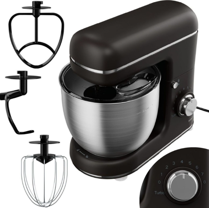 Тестоміс SilverCrest SKM 600 B2 Black Mat (Німеччина), фото 1