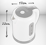 Великий електрочайник 1,7л Adler AD 1234, фото 5