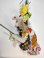 Лялька текстильна Баба Яга велика , що летить .