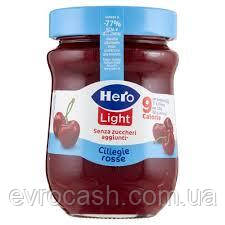 Джем вишневий Hero Light Ciligie rosse 280 гр 8 шт. ящ, фото 1