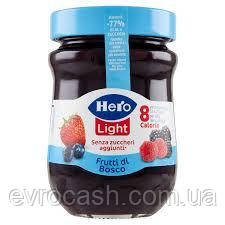 Джем ягідний Hero Light Frutti di Bosco 280 гр 8 шт ящ, фото 1