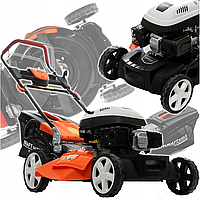 Бензинова газонокосарка самохідна 6620 Вт  9 к.с.  KRAFT&DELE KD5080  з регулюванням висоти 25–75 мм, кошик 60 л