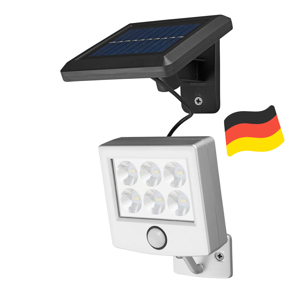 Світлодіодний сонячний прожектор із датчиком руху LIVARNO home 6500 (150 лм, 5-8 м, IP44, Німеччина), фото 1