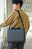 Сумка для ноутбука на 15,6 дюймів Digital Wetskin темно сіра, фото 2