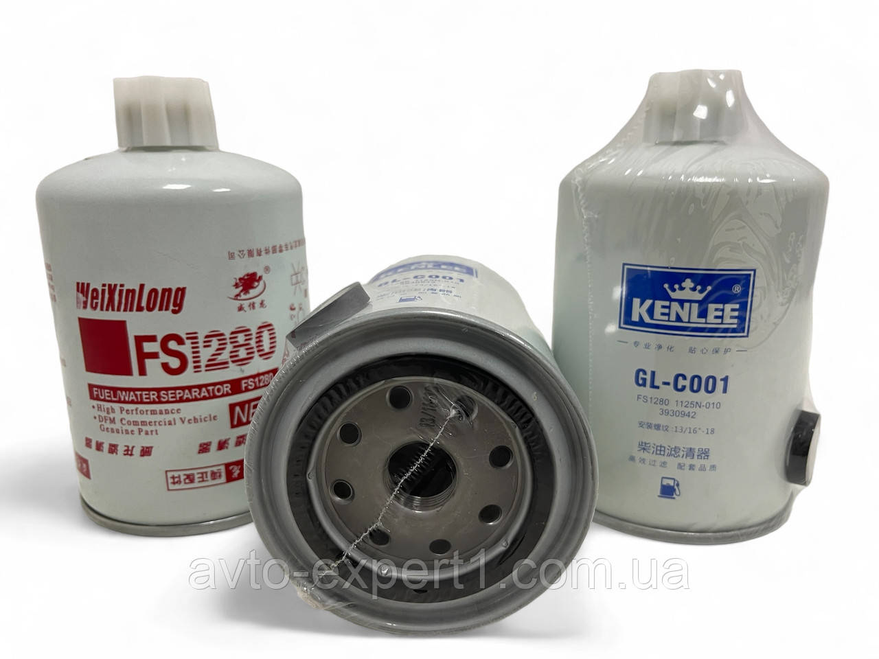 Фільтр паливний  FS1280/1000816697 (BF1280/P551329/ H17WK06/84476807/ WK9165X/43923093)  Резьба M13/16''-18, фото 1
