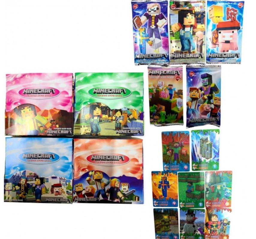 Набір колекційних карток Майнкрафт 288 штук, фото 1