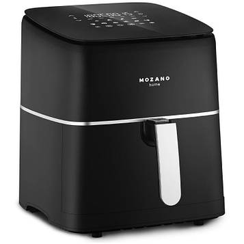 Аерофритюрниця Mozano Air Fry Master 8 л, 1700 Вт, 12 програм, сенсорне управління, сепаратор, решітка