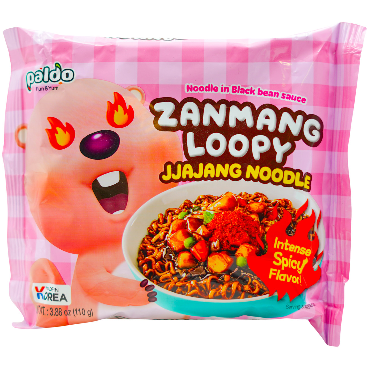Локшина швидкого приготування Spicy Zanmang Loopy PALDO 110 г