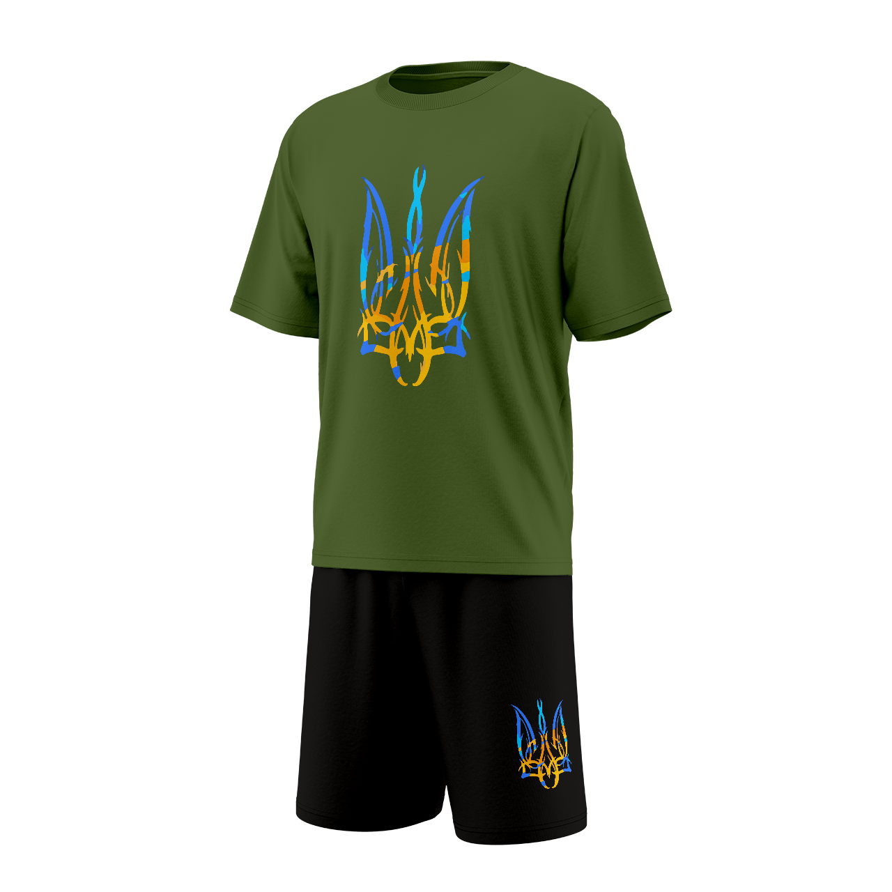 Стильний літній костюм для хлопчика Тризуб, 3-16 років, фото 1