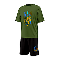 Стильний літній костюм для хлопчика Тризуб, 3-16 років