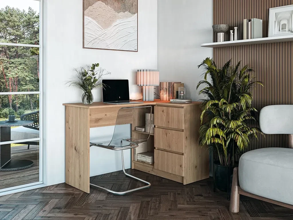 Комп'ютерний стіл Bega, дуб Артизан, фото 1