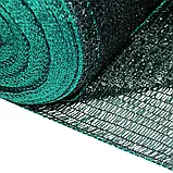 Затіняюча сітка 45% 2*5 м від сонця сітка на метраж захисна сітка від граду, фото 8