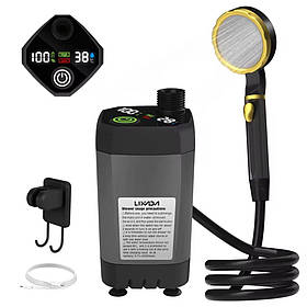 Портативний душ LIXADA на акумуляторі для кемпінгу 6000 mAh, переносний душ