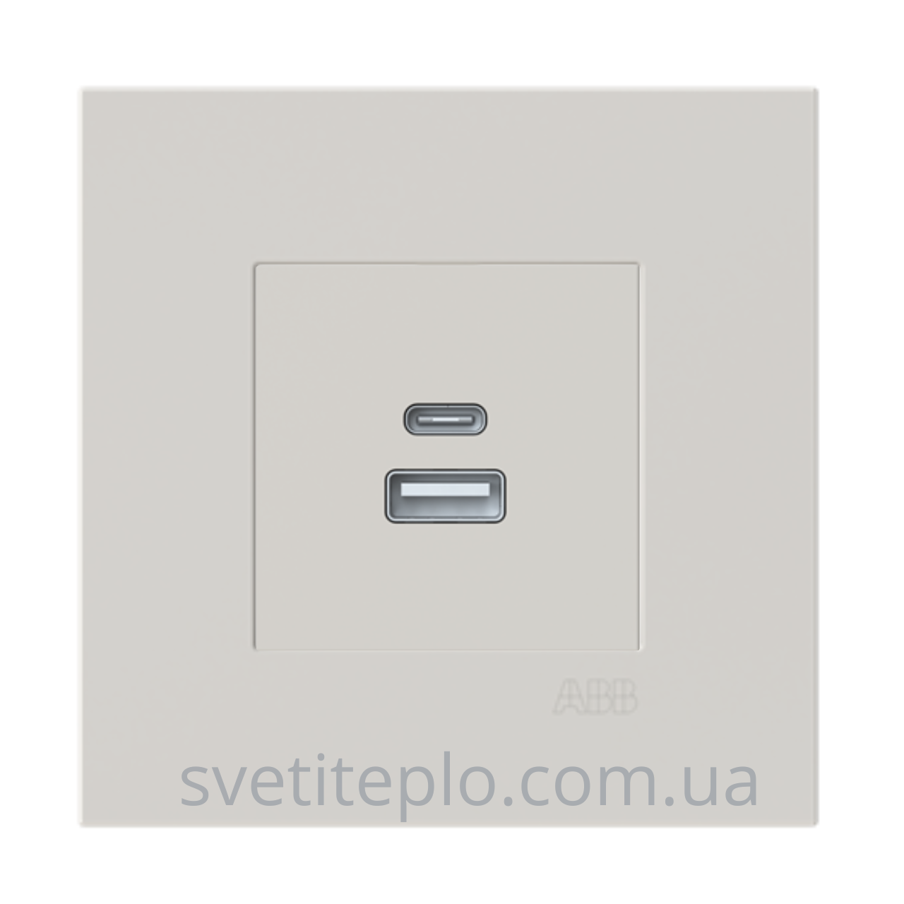ZENIT Розетка USB A+C 3A/2*1.5A  дюна N2285.4 DN