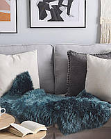 ULURU темно-зелена овчина 65 x 110 cm