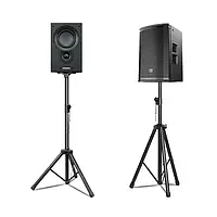Регульована стійка-штатив для акустики висота 100 180 см, навантаження до 30 кг