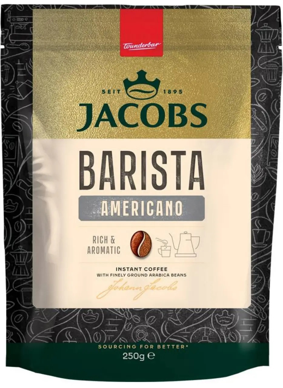 Кава розчинна Jacobs Barista Americano 250 г м/у