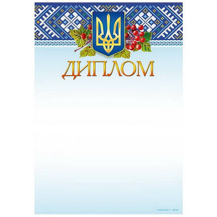 Бланк "Диплом" А4 170 г/м2 ДМ-030 KNZ, фото 1