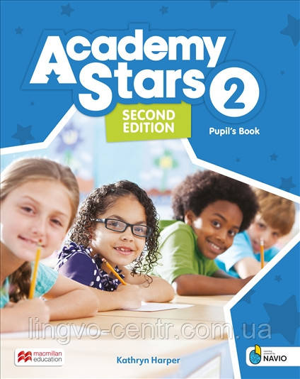 Книга для вивчення англійської мови. Academy Stars Second Edition Level 2 PB with Navio App and Digital