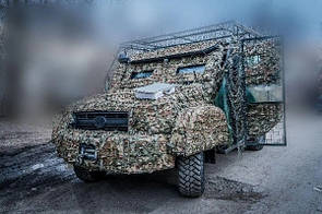 Мобільна камуфляжна система "Луска" (МКС "Луска") для автомобіля ДЖУРА