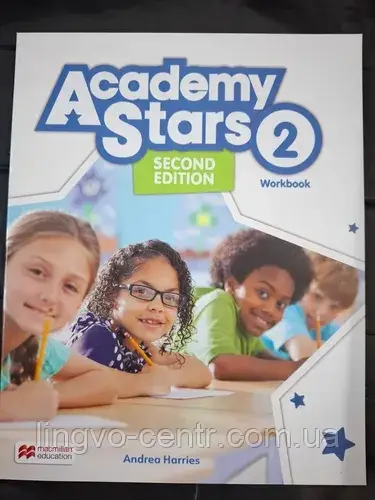 Книга для вивчення англійської мови. Academy Stars Second Edition Level 2 WB with Digital