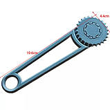 Картонний перфоратор, інструмент для ручної перфорації, картонний пробійник для коробки, фото 3