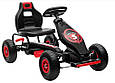 GOKART G8 Дитячий картинг, гокарт на педалях, карт, Gokart Червоний, фото 5