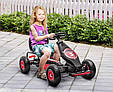 GOKART G8 Дитячий картинг, гокарт на педалях, карт, Gokart Червоний, фото 2