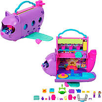 Ігровий набір Поллі Покет Літак Кітті Polly Pocket Kitty Airways Airplane HWP19