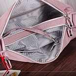 Сумка жіноча текстильна містка зручна на блискавці на кожен день.Якість!, фото 6