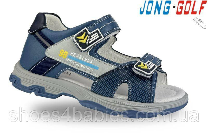 Дитячі босоніжки для хлопчиків р. 26 - 31, Jong Golf B20539-1 Сині