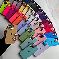 Чохол Silicone Case iPhone 16 Pro Max Відкрита камера / Квадратні борти