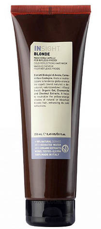 Маска для світлого волосся Insight Blonde Blonde Cold Reflections Mask, 250 мл (8029352356841), фото 1
