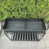 Мангал 15 шампурів 4 мм на дровнице (M15-4D), фото 5