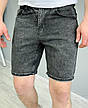 Чоловічі джинсові шорти чорні Туреччина, фото 6