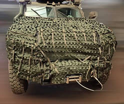 Камуфляжна система (МКС Щит) від тепловізорів для авто та іншої техніки. Приклад МКС "ЩИТ" на (БА Novator)