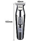 Акумуляторна машинка для стриження волосся й бороди вусів DSP 90286 набір із насадками бездротовий тример, фото 7