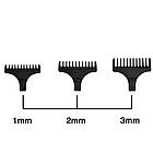 Акумуляторна машинка для стриження волосся й бороди вусів DSP 90286 набір із насадками бездротовий тример, фото 8