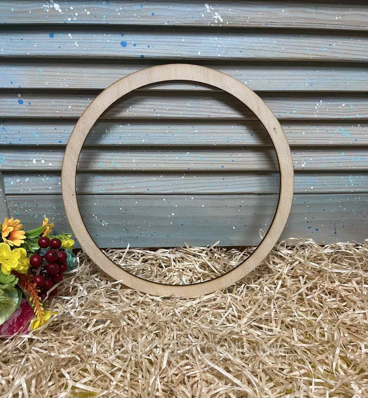 Ловець снів 24,5см (ширина кільця 1,5см), фанера 6мм, фото 1