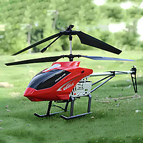 Вертоліт на радіокеруванні на металевому каркасі зі світлодіодами та гіроскопом 80см