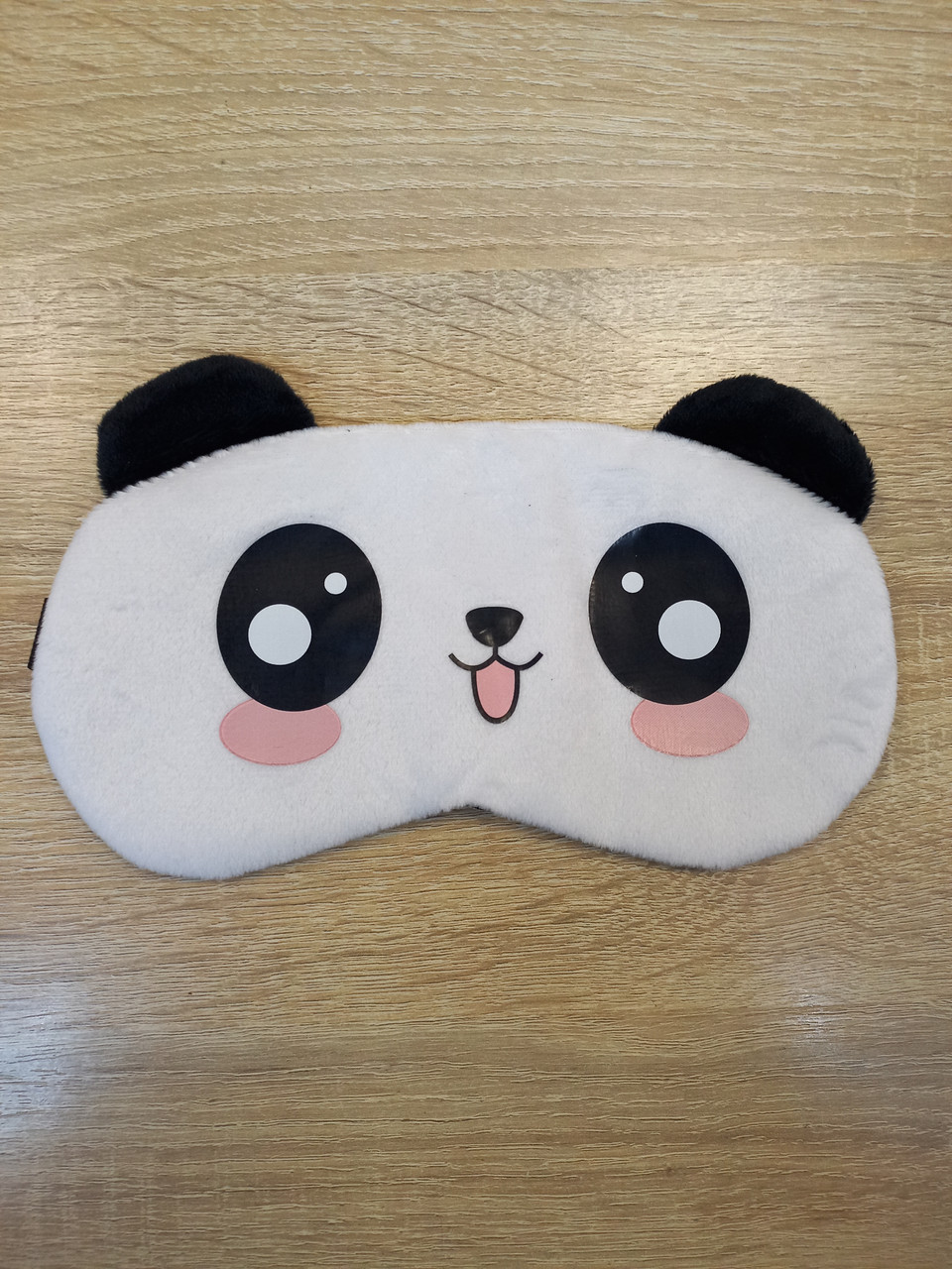 Маска для сну велюрова, панда