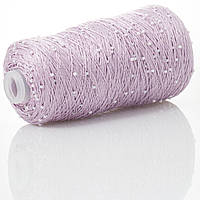 Infinity Yarn Намистини на Котонi № 716 рожево-бузковий + білі намистини (Пряжа нитки для в'язання)