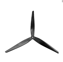 2 пари HQProp 13X9X3 13-дюймовий 3-лопатевий нейлоновий пропелер зі скловолокна, посилений CW CCW