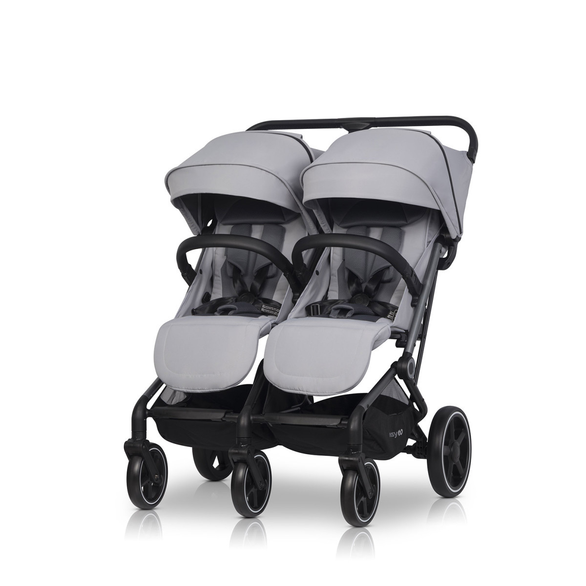 Дитяча коляска двійні Easy-Go Echo сірий
