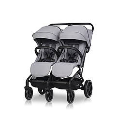 Дитяча коляска двійні Easy-Go Echo сірий